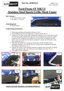 Ford Fiesta ST Mk 7.5 - Complete Grille Set - Black finish (2013 to 2017)