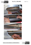 Porsche Carrera 996 (Manual) - Front Grille Set - Black finish (1997 to 2002)