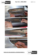 Porsche Carrera 996 (Manual) - Front Grille Set - Black finish (1997 to 2002) Omi Grille