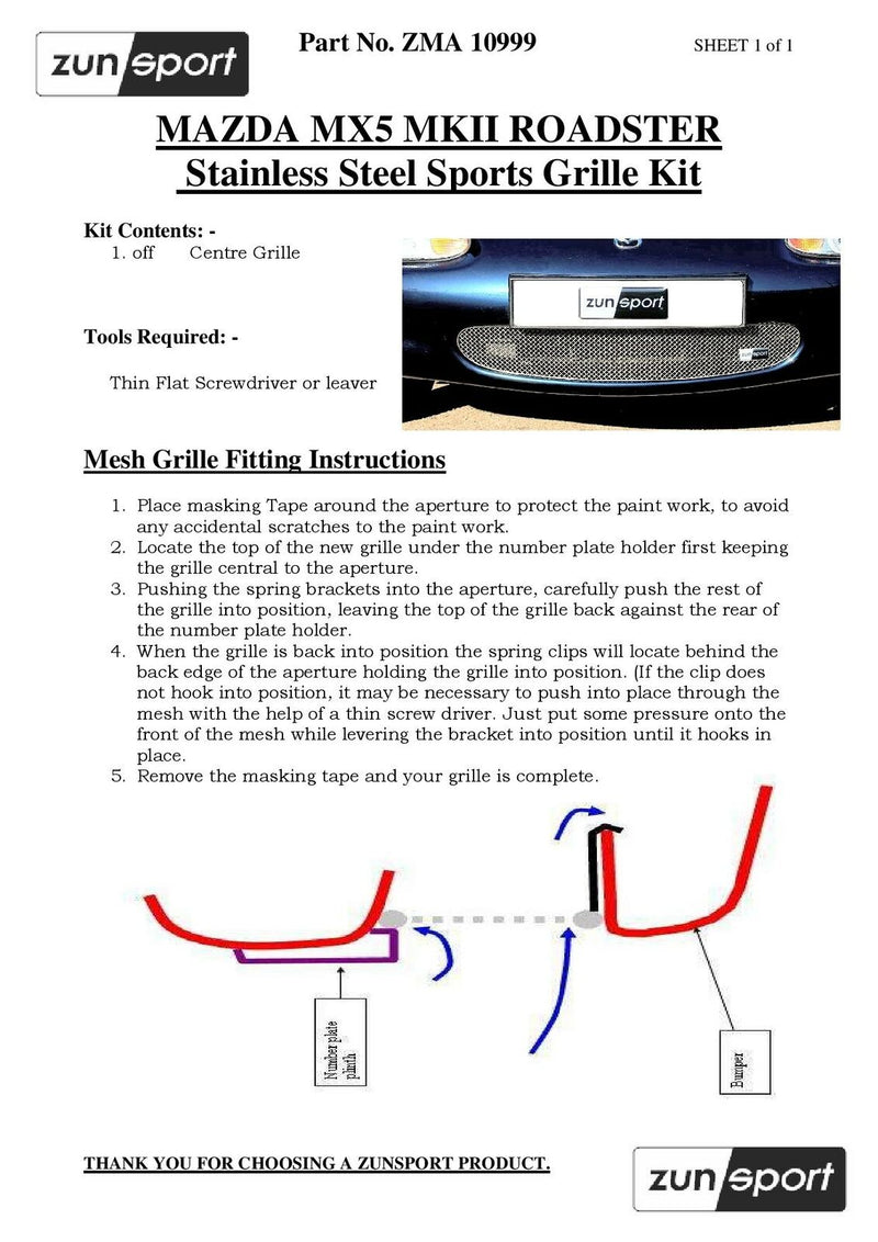 Mazda MX-5 Mark 2 - Black finish (1998 - 2001)