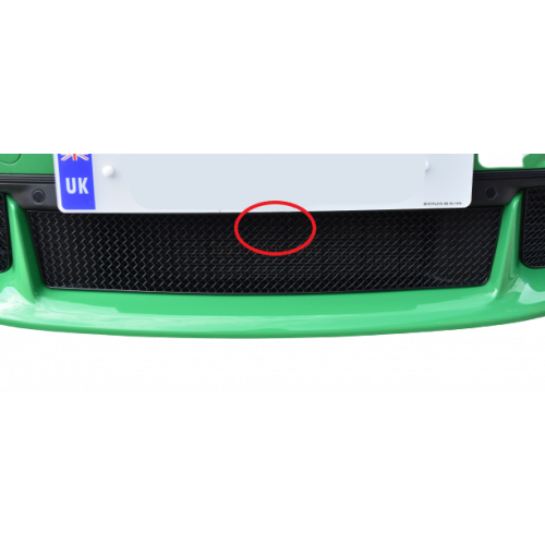 Porsche 992 Turbo S - Lower Grille with Front Driving Camera - Black finish (2020 -)