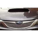 Subaru Impreza WRX 2008 MY- Top Grille - Silver finish (2008 to 2010) Omi Grille
