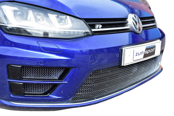 VW Golf R MK7 - Front Grille Set - Silver Finish (2012 - 2015)