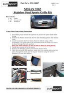 Nissan 350Z - Black finish (2007 - 2009) Omi Grille