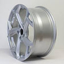18x8" Bonneville Style Alloy Wheels Silver