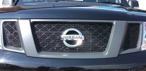 Nissan Navara Upper Grille Set - Black finish (2010 to 2013)