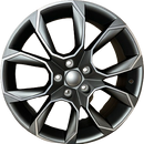18x8" VRS Style Alloy Wheels Gunmetal Machined