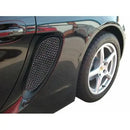Porsche Cayman/Boxster 981 (All) - Side Vents Grille Set - Silver finish (2012 to 2016) Omi Grille