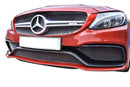 Mercedes AMG C63 (W205) - Front Grille Set - Silver Finish (2016 - 2018) Omi Grille