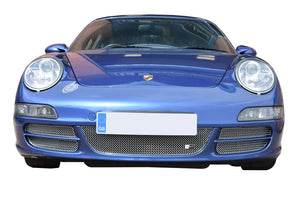 Porsche 997.1 + C4S - Front Grille Set - Silver finish (2004 to 2008)