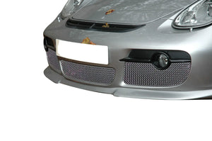 Porsche Cayman 987.1 - Front Grille Set (Manual and Tiptronic) - Silver finish (2005 to 2009)