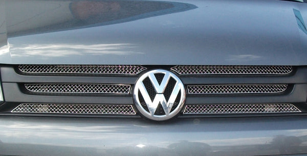 VW T5 Van - Upper Grille Set - Silver finish (2010 to 2015)