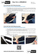 Porsche Boxster 981 - Outer Grille Set (Without Parking Sensors) - Silver finish (2012-2016)