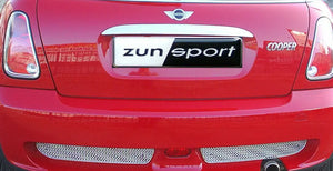 Mini Cooper R50 JCW &amp; R53 JCW - Rear Grille Set - Silver Finish (2000 to 2006)