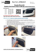Porsche 991.1 GTS - Outer Grille Set (Without Parking Sensors) - Black Finish (2015 - 2016)