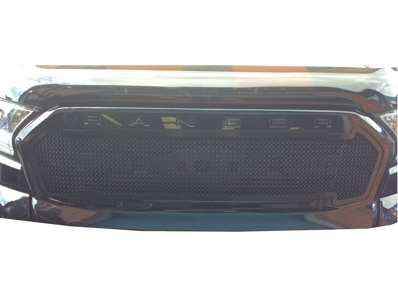 Ford Ranger MK2 - Upper Grille - Black Finish (2015 - )