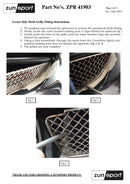 Porsche 996 Carrera GT3 - Outer Grille Set - Black finish (2003 to 2005)