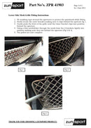 Porsche 996 Carrera GT3 - Outer Grille Set - Black finish (2003 to 2005) Omi Grille