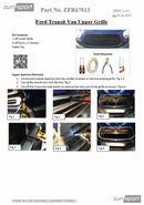 Ford Transit MK8 - Upper Grille - Black Finish (2013 - )