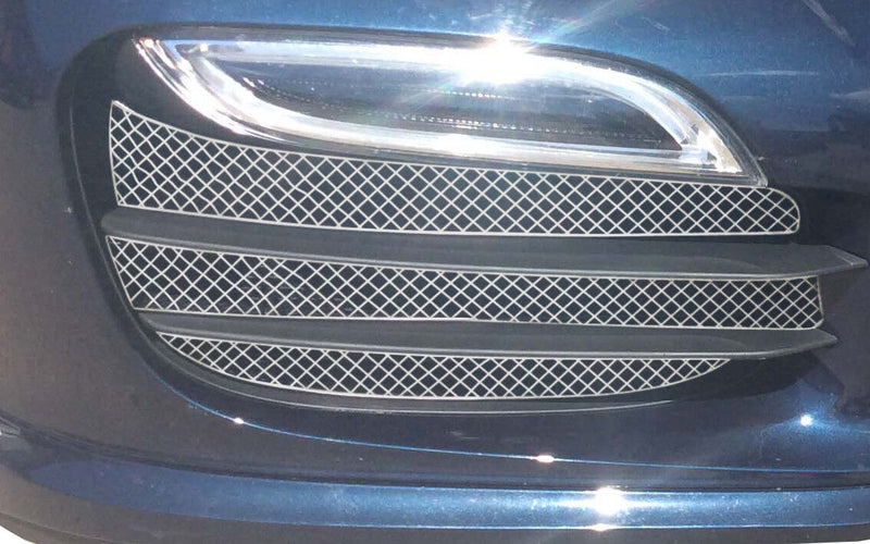 Porsche 991 Turbo Gen 1 - Full Grille Set (Without Parking Sensors) - Silver Finish (2013 to 2015)