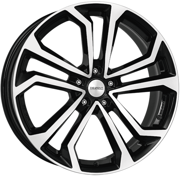 Dezent TA Dark (Black / Polished) 8.0x19 5x108 ET42.5 SKU:TTA9KHBP425E
