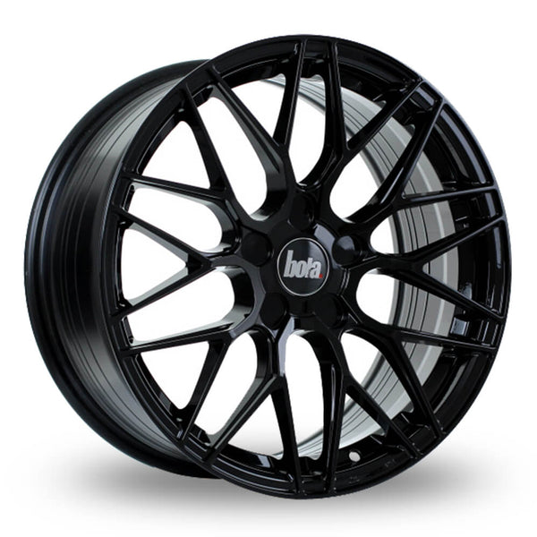 BOLA B17 (Gloss Black) 8.5x19 5x112 ET45 SKU:859C25GBBWB17_5112_BOL