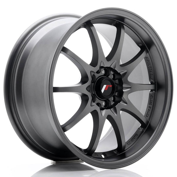 JAPAN RACING JR5 (Gun Metal) 7.0x15 4x100 ET35 SKU:JR515704H3573GMM