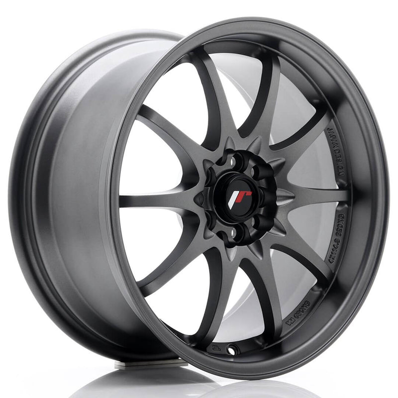 JAPAN RACING JR5 (Gun Metal) 7.0x15 4x100 ET35 SKU:JR515704H3573GMM