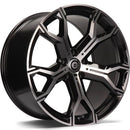 Carbonado RING (Bfp - Black Front Polished) 10.5x21 5x112 ET43 SKU:RING21105511243666BFP