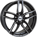 DRC DRS (Black / Polished) 7.5x17 5x112 ET45 SKU:L7755112BP3145