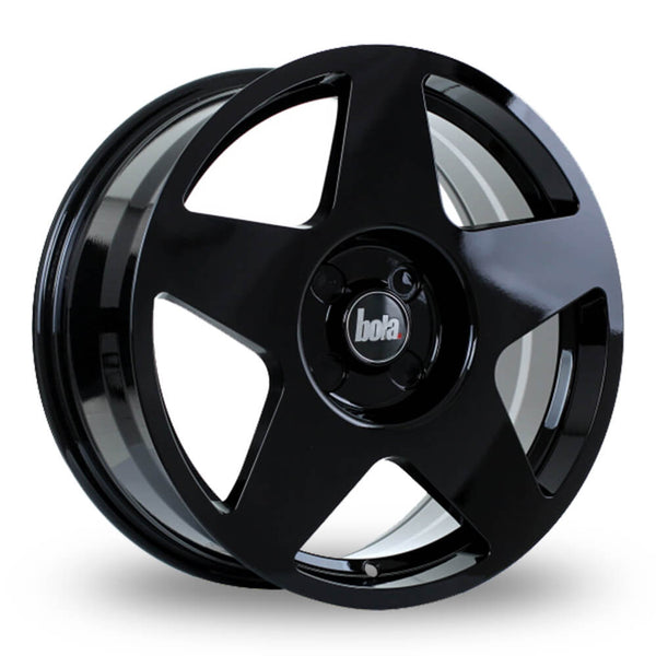 BOLA B10 (Gloss Black) 8.5x19 5x112 ET45 SKU:859C25GBBWB10_5112_BOL