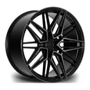 RIVIERA RF10 (Black Polished Dark Tint) 11.5x22 5x112, 5x100, 5x130, 5x120, 5x108, 5x114.3, 5x110 ET40 SKU:RF102211.5BLANK4074.1DPDT