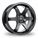 BOLA B1 (Gloss Gunmetal) 7.5x17 4x108 ET45 SKU:757C40GMBOLAB1_4108_BOL 79Wheels