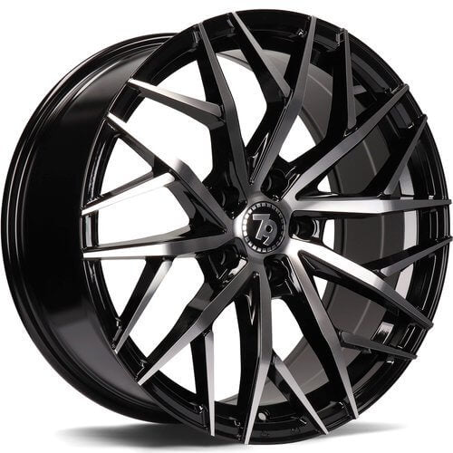 79Wheels SV-C (Bfp - Black Front Polished) 8.0x18 5x112 ET45 SKU:SVC1880511245666BFP