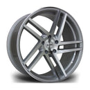 RIVIERA TWIST (Machined Silver) 8.5x20 5x120 ET35 SKU:TWIST208.55X1203574.1MS 79Wheels
