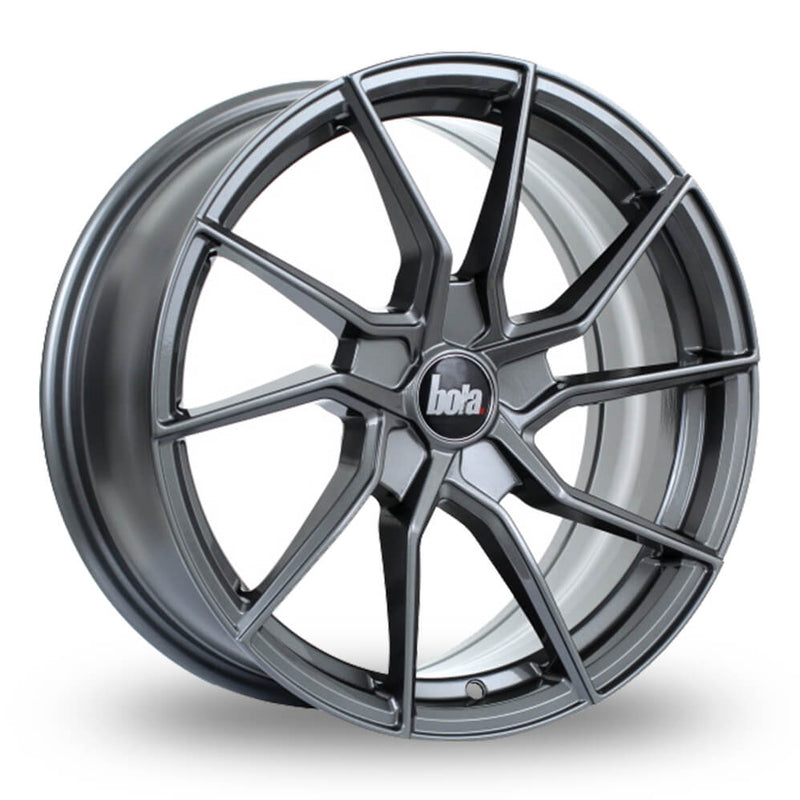 BOLA B25 (Gloss Gunmetal) 7.5x17 5x118 ET45 SKU:757Z40GMBWB25_5118_BOL