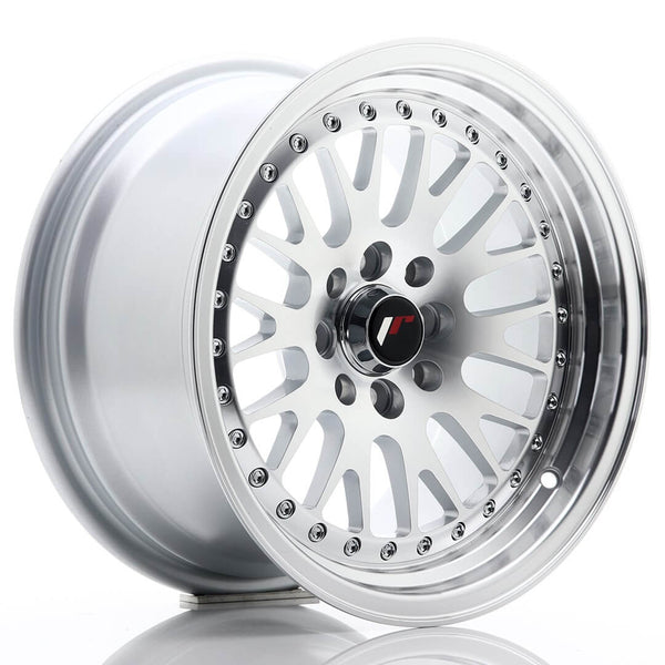 JAPAN RACING JR10 (Silver) 7.0x15 4x108, 5x112, 5x100, 4x100, 5x120, 5x108, 5x114.3, 5x118, 5x110, 5x115, 5x105, 4x114.3, 3x112, 4x110 ET30 SKU:JR101570XX3074S