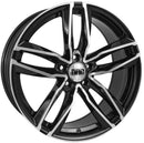 DRC DAA (Gloss Black / Polished) 8.5x19 5x112 ET45 SKU:Y9855112BP4545