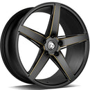79Wheels SV-N (Bggr - Black Matt Milled Gold) 8.5x19 5x120 ET30 SKU:SVN1985512030726BGGR