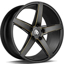 79Wheels SV-N (Bggr - Black Matt Milled Gold) 9.5x19 5x112 ET38 SKU:SVN1995511238666BGGR