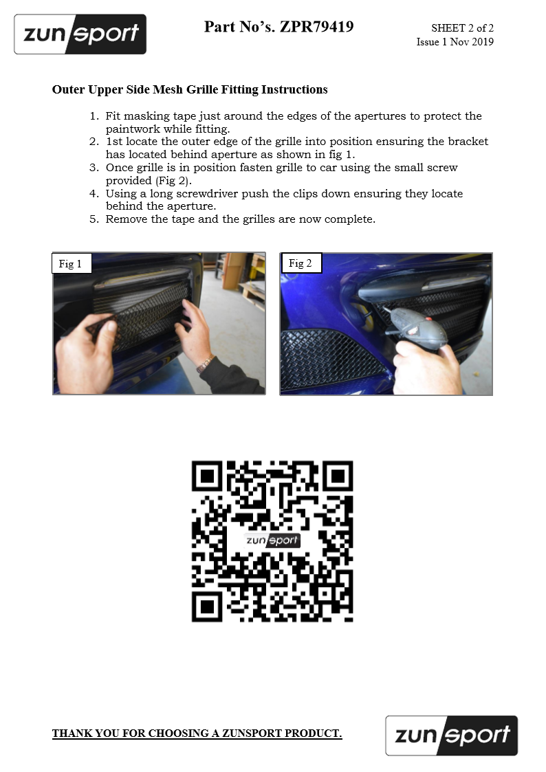 Porsche 991 Carrera C2 - Full Grille Set (With Parking Sensors) - Silver Finish (2011 - 2015)