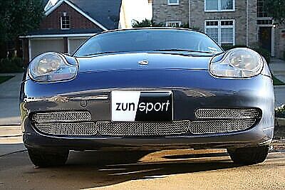 Porsche Carrera 996 (Tiptronic) - Front Grille Set - Silver finish (1997 to 2002)