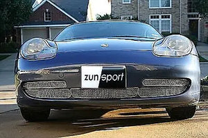 Porsche Carrera 996 (Tiptronic) - Front Grille Set - Silver finish (1997 to 2002)