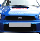Subaru Impreza Bug Eye - Top and Lower Grille Set - Black finish (2001 to 2003) Omi Grille