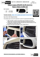 Mini Cooper F56 / F57 JCW (LCI 1) - Inner Outer Grille Set (2015 - 2021)