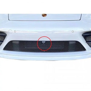 Porsche Carrera 992 (Sport Design Package) with Front Driving Camera - Centre Grille - Silver Finish (2018 - )