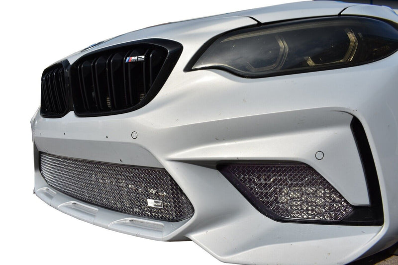 BMW M2 Competition (F87) - Front Grille Set - Silver Finish (2019 - )