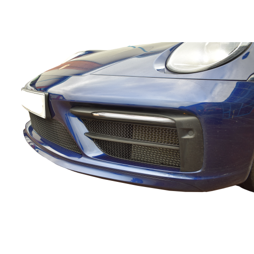 Porsche 992 Carrera (Sport Design Package) - Front Grille Set - Black Finish (2018 -)