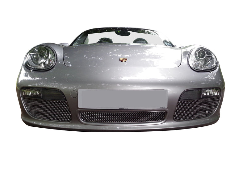 Porsche Boxster 987.1 Manual - Complete Grille Set - Silver finish (2005 - 2008)