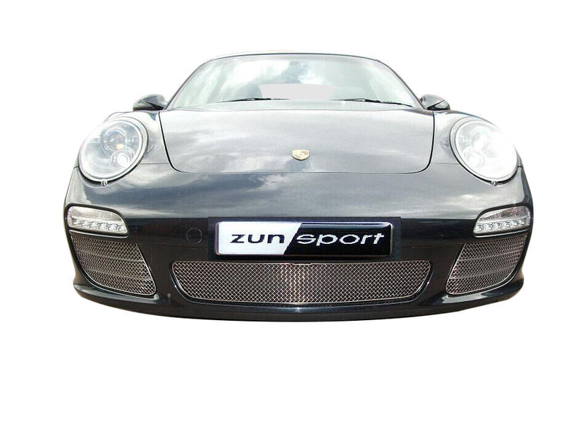 Porsche Carrera 997.2 C2 + C2S - Front Grille Set - Silver Finish (2009-2012)